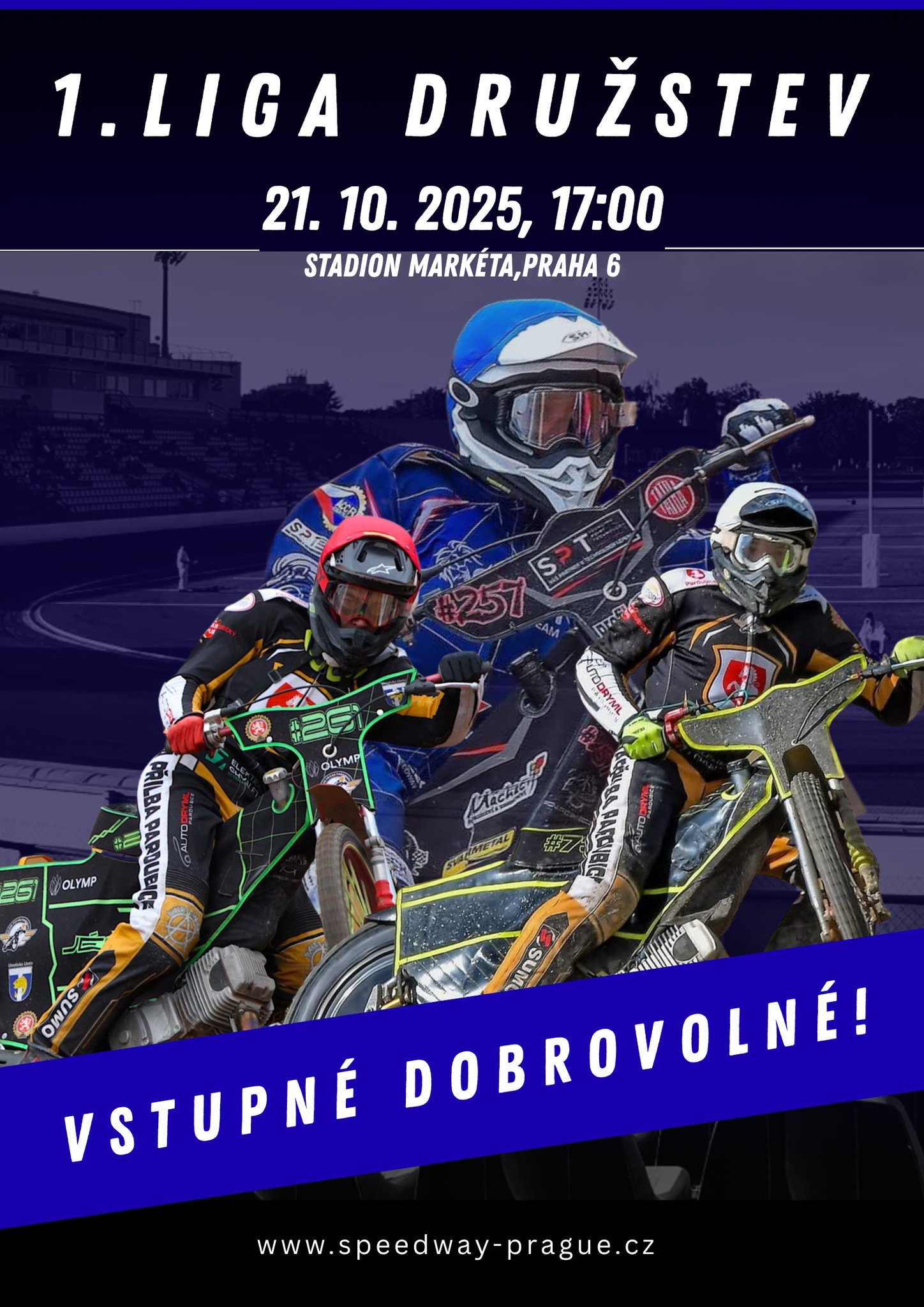 Poslední závod první ligy družstev na pražské Markétě zná své obsazení